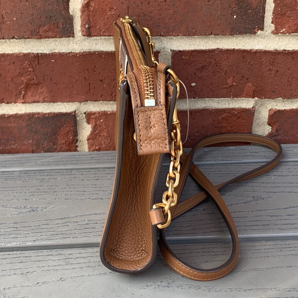 Tory Burch Carson Stripe Leather Crossbody Bag - Picture 3 of 12